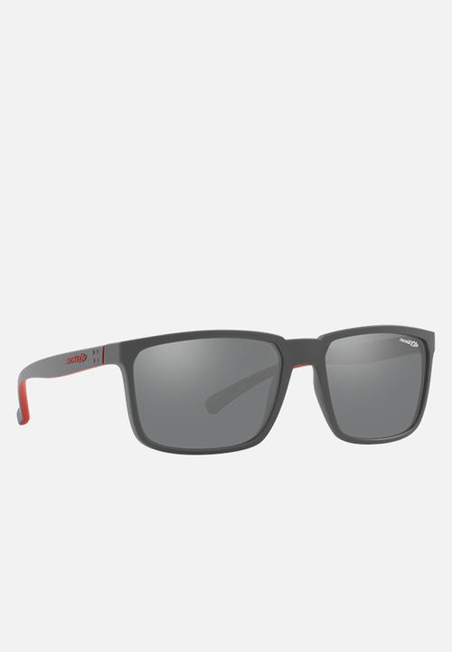 Arnette - Stripe grey mirror silver 58mm  - matte grey