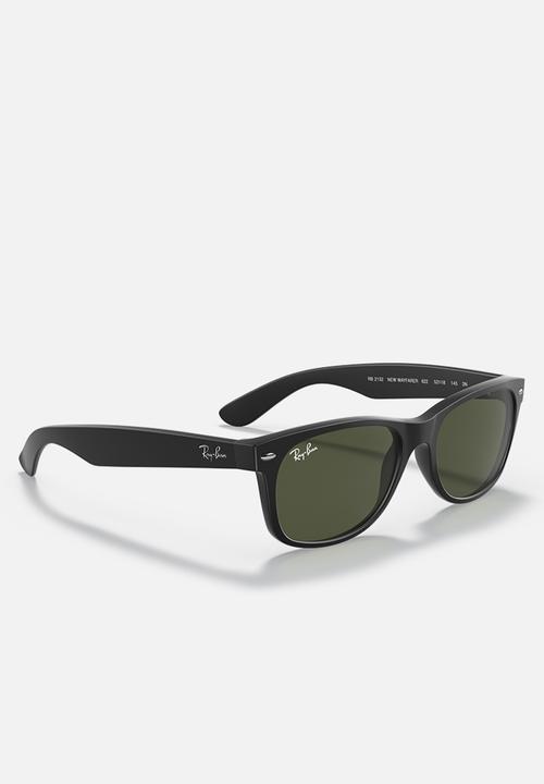 Ray-Ban - New wayfarer sunglasses 55mm - crystal - green & black 