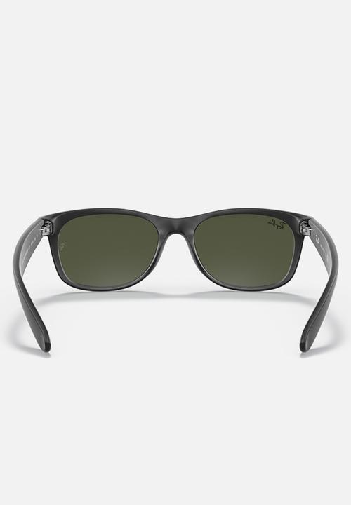Ray-Ban - New wayfarer sunglasses 55mm - crystal - green & black 