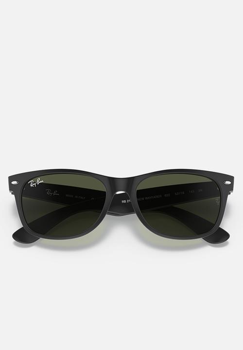 Ray-Ban - New wayfarer sunglasses 55mm - crystal - green & black 
