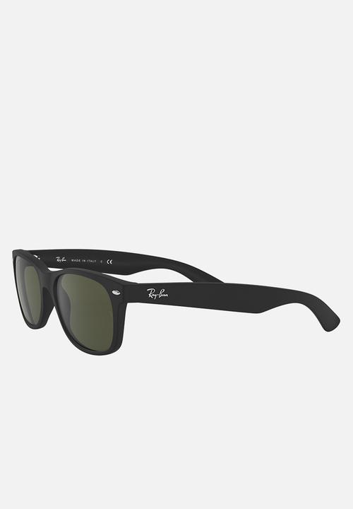 Ray-Ban - New wayfarer sunglasses 55mm - crystal - green & black 
