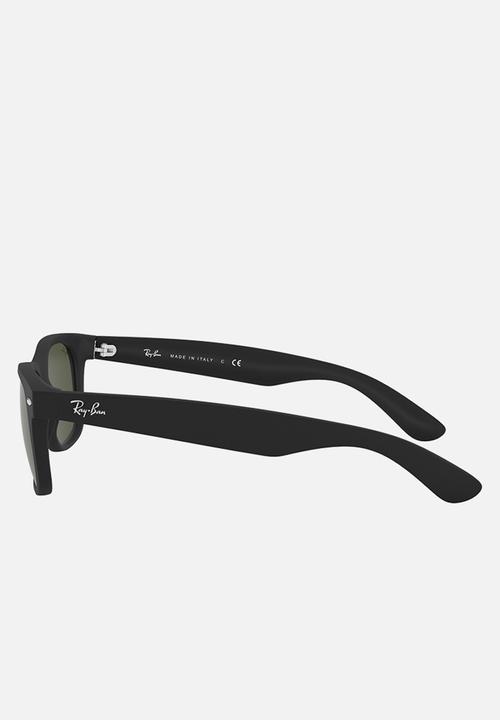 Ray-Ban - New wayfarer sunglasses 55mm - crystal - green & black 