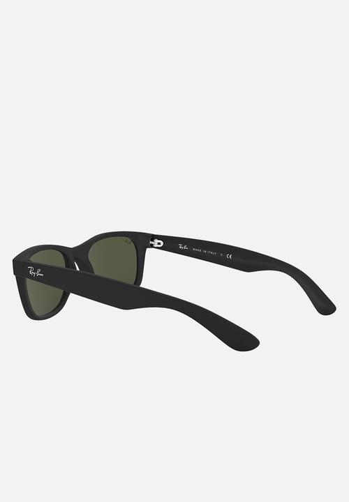 Ray-Ban - New wayfarer sunglasses 55mm - crystal - green & black 