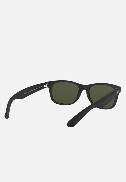 Ray-Ban - New wayfarer sunglasses 55mm - crystal - green & black 