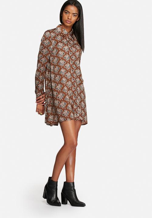 Glamorous - Patchwork Shirt Dress