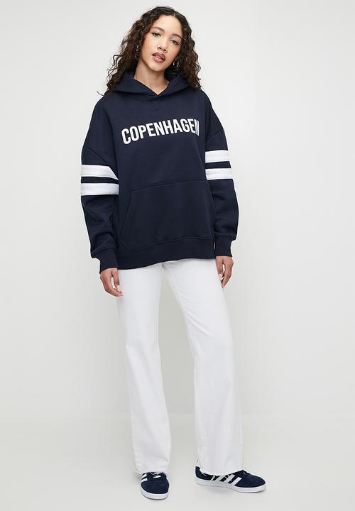 Superbalist - Copenhagen printed hoodie - navy 