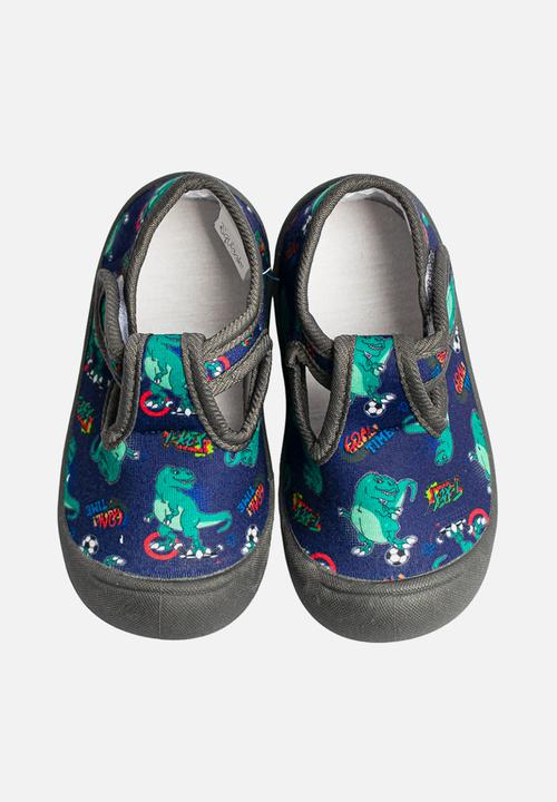 Character Group - T-rex aqua sandals - blue