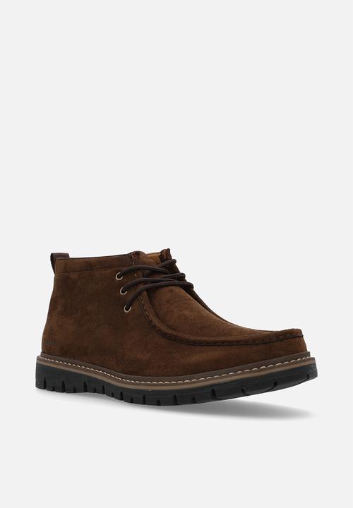 MAZERATA - Raymond 2 faux suede - chocolate