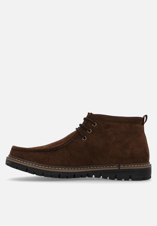 MAZERATA - Raymond 2 faux suede - chocolate