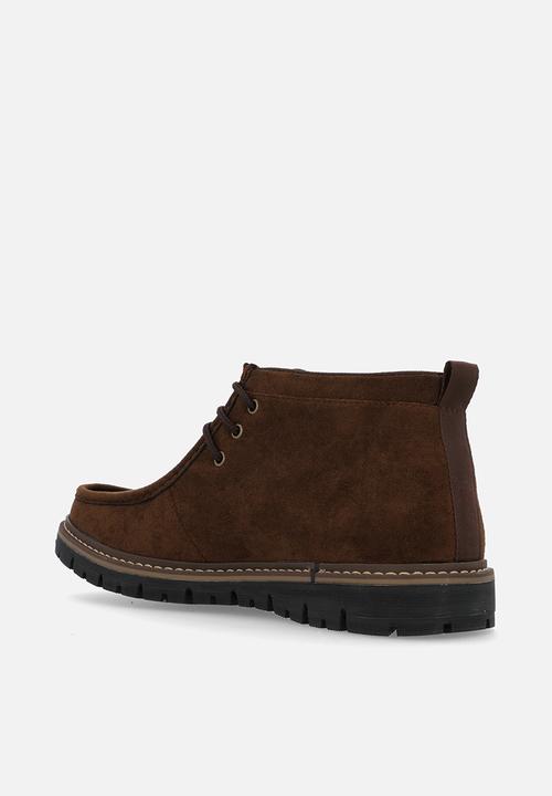 MAZERATA - Raymond 2 faux suede - chocolate