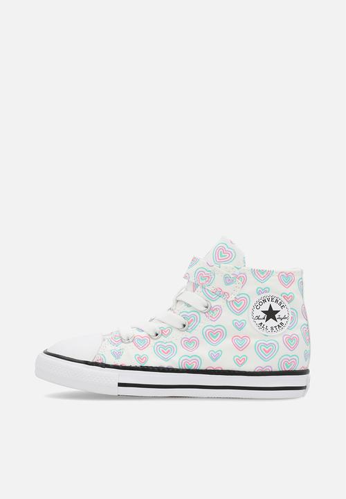Converse - Chuck taylor all star hearts easy-on - white/oops pink/white