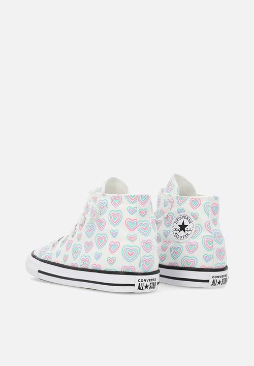 Converse - Chuck taylor all star hearts easy-on - white/oops pink/white