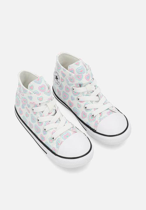 Converse - Chuck taylor all star hearts easy-on - white/oops pink/white
