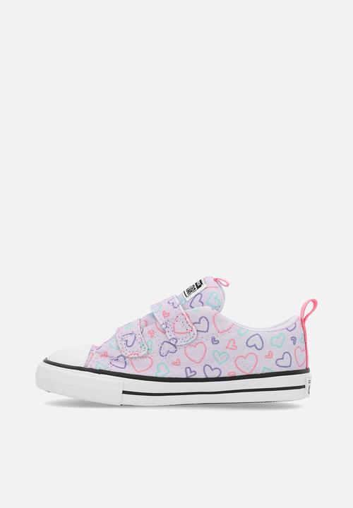 Converse - Chuck taylor all star hearts easy-on - vapor violet/oops pink/ white