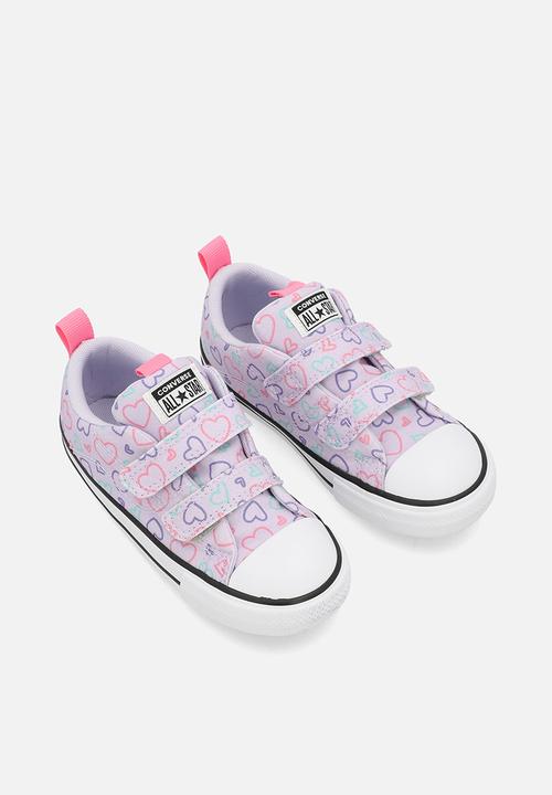 Converse - Chuck taylor all star hearts easy-on - vapor violet/oops pink/ white