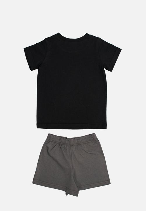 Character Group - Superman short sleeve pj set - black
