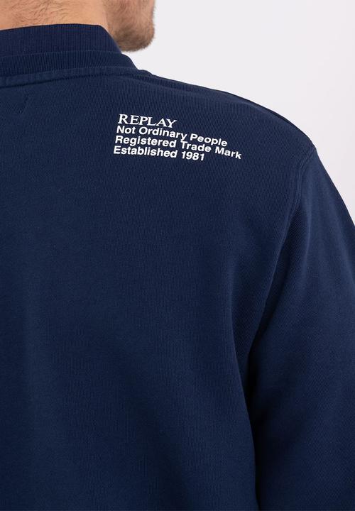 Replay - Felpa regular - indigo blue