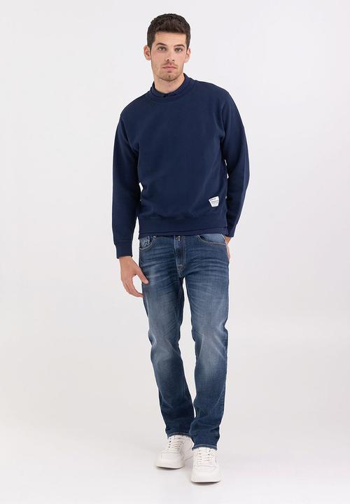 Replay - Felpa regular - indigo blue