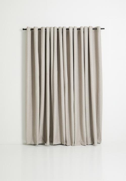 Design Collection - Blockout eyelet curtain - Stone