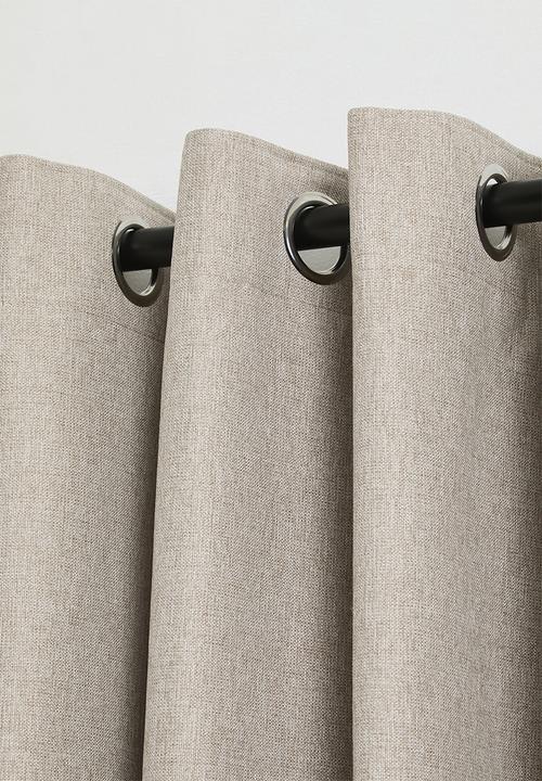 Design Collection - Blockout eyelet curtain - Stone