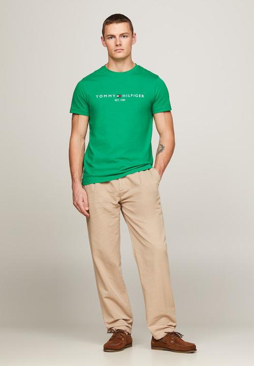 Tommy Hilfiger - TOMMY Logo Tee - Olympic Green