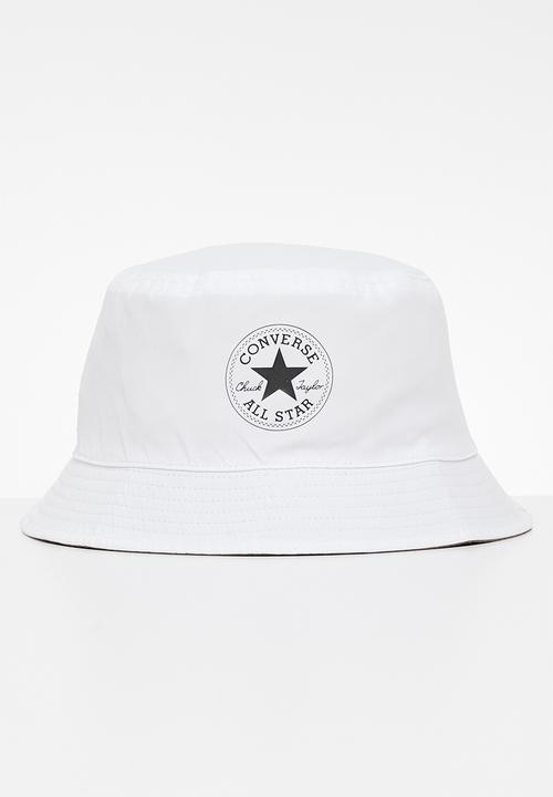 Converse - Patch logo reversible bucket hat - tawny owl & white