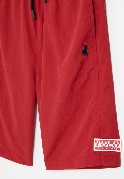 POLO - Boys dean beach short - red