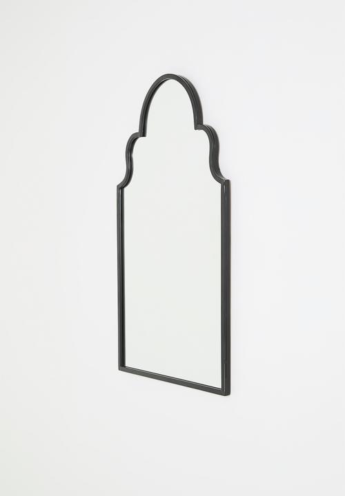Sixth Floor - Curved mirror - black