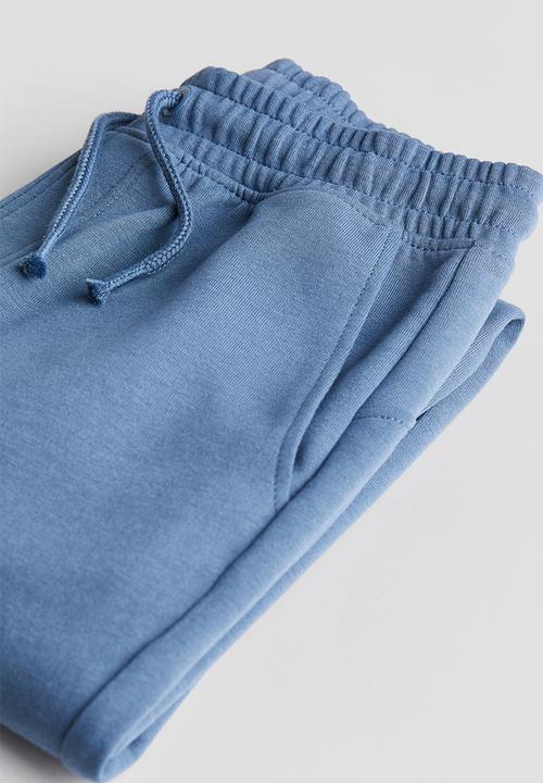H&M - Interlock jersey joggers - dusty blue