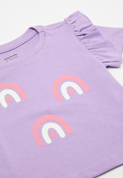 Pop Candy - Tee & short set - lilac