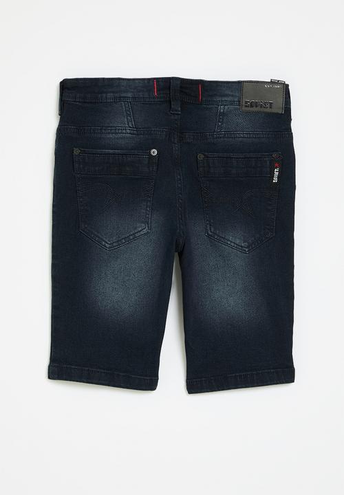 SOVIET - Boys denim short - indigo