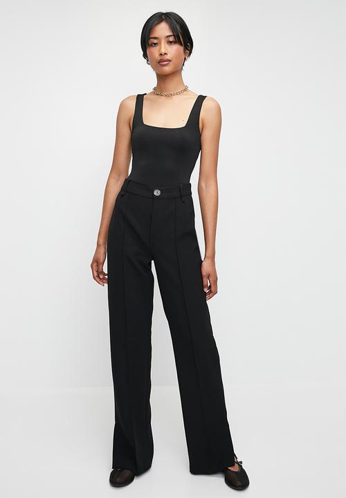 Superbalist - Square neck bodysuit - black