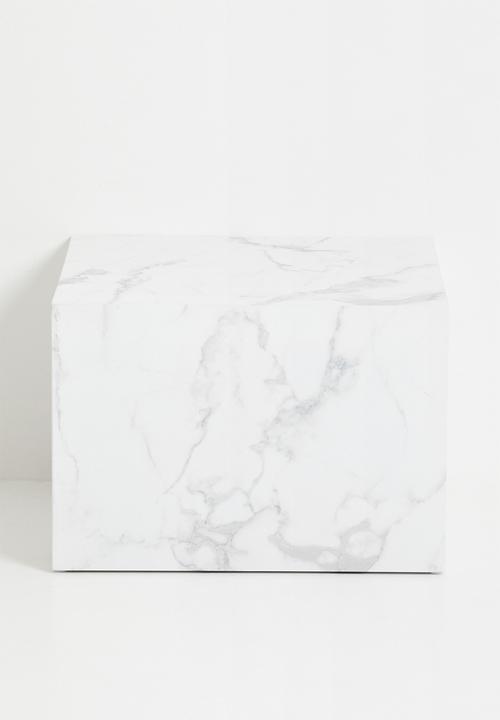 Sixth Floor - Dice set of 2 coffee tables - white