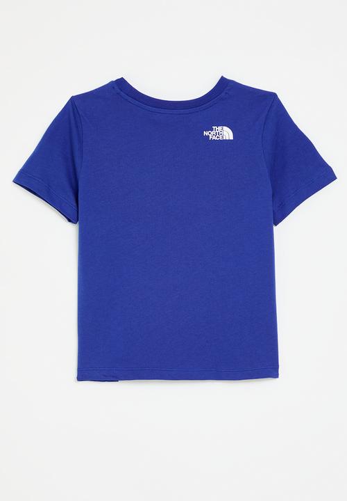 The North Face - Kid Trail Map Graphic Short Sleeve Tee - Blue