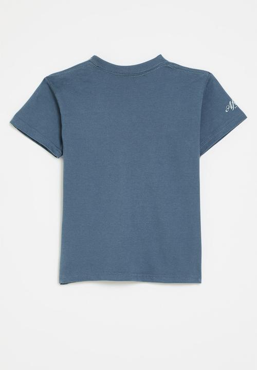 Quiksilver - Africa tribal short sleeve tee pre boy - vintage indigo