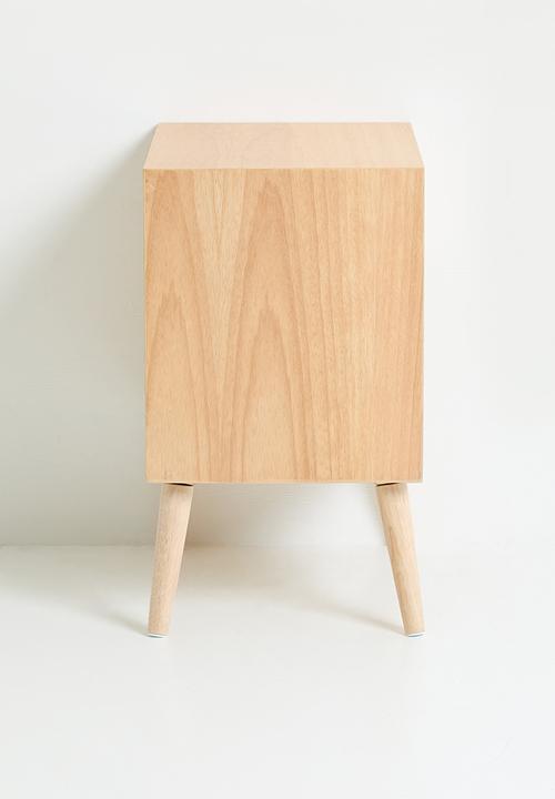Sixth Floor - Junta wooden  bedside table - natural 