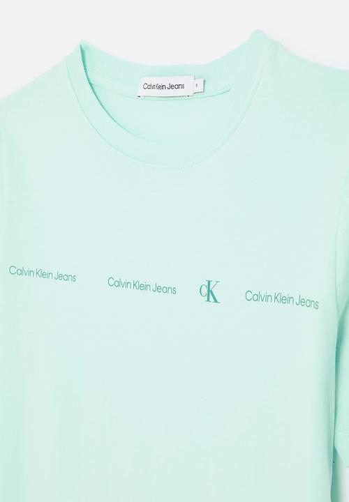 Calvin Klein - Ckjk minimalistic inst T-shirt kids - blue tint