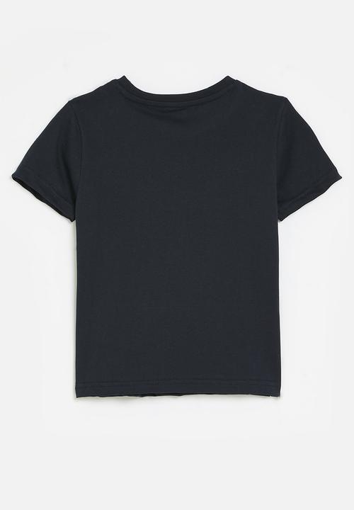 POLO - Girls paige short sleeve foiled tee - navy