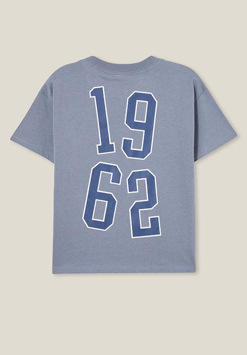 Cotton On - License drop shoulder short sleeve tee - lcn mar steel/spidey 1962