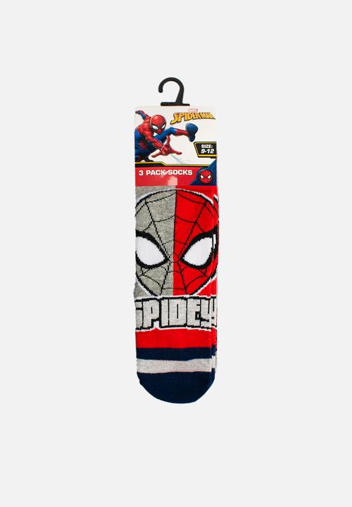 Character Group - Spiderman 3 pack socks - multi