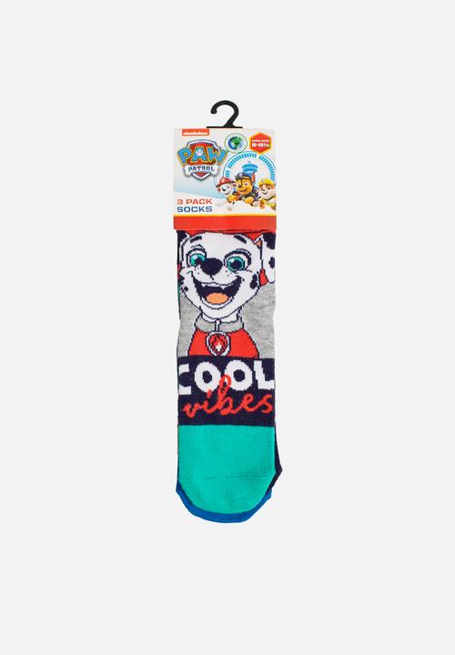 Character Group - Paw patrol 3 pack socks - multi 