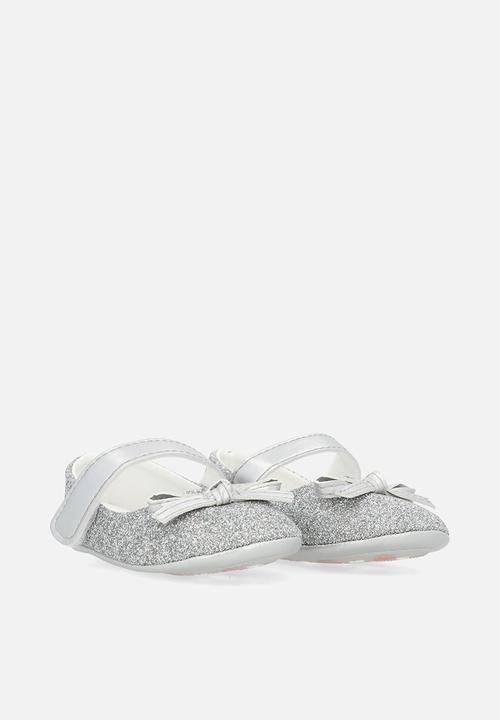 Pop Candy - Bowknot metallic pumps - silver