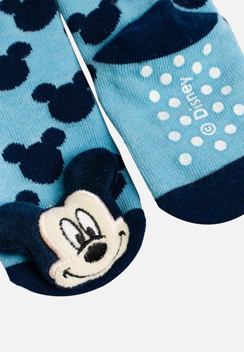 Character Group - Mickey mouse rattle socks - blue