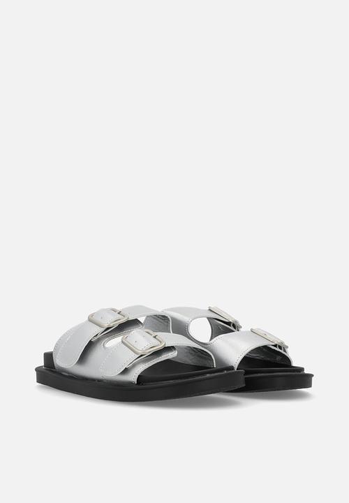 Pop Candy - Double buckle slides - silver