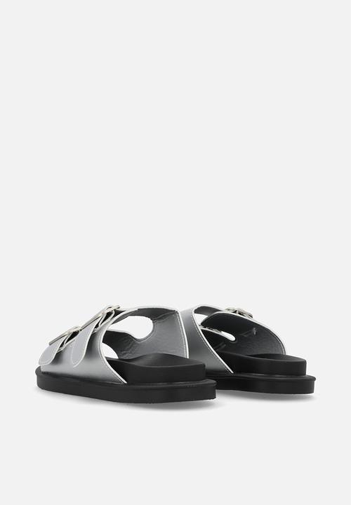 Pop Candy - Double buckle slides - silver
