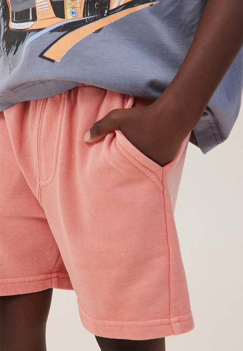 Cotton On - Henry slouch short - clay pigeon garment dye