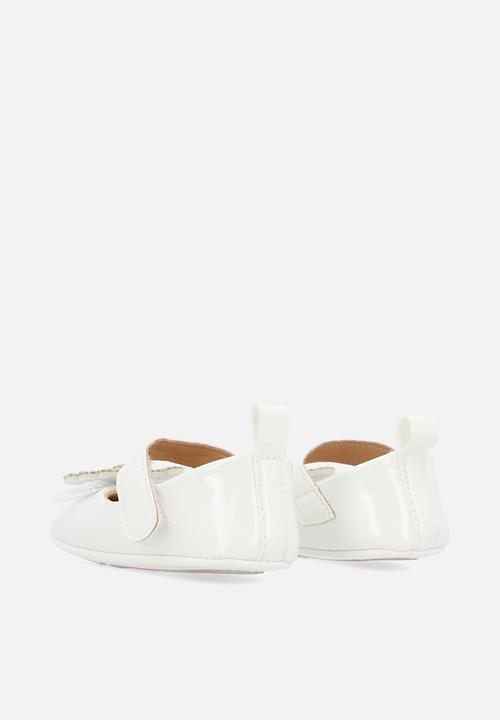 Pop Candy - Butterfly décor pumps - silver grey