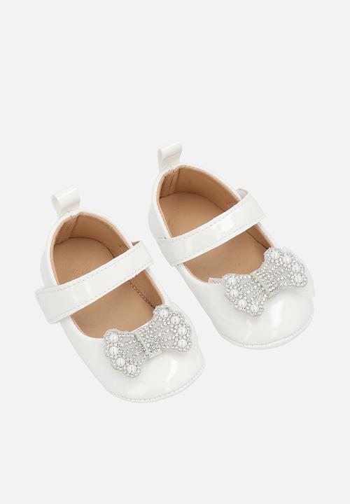 Pop Candy - Butterfly décor pumps - silver grey