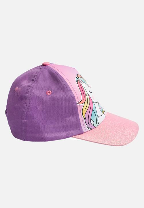 Character Group - Sweet unicorn peak cap - pink