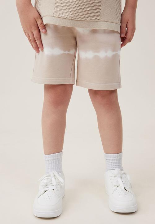 Cotton On - Harlow longline fleece short - rainy day/vanilla tie dye
